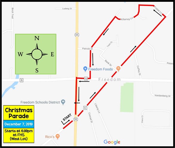 christmas map